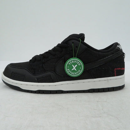 NIKE | ナイキ ×Wasted Youth Dunk Low 'Black Denim' / VERDY スニーカー DD8386-001 ダンク ブラック 27.5cm【瀬戸大橋店】