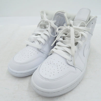NIKE | ナイキ WMNS AJ1 Mid 'Triple White' スニーカー DV0991-111 エアジョーダン ホワイト 25cm【瀬戸大橋店】