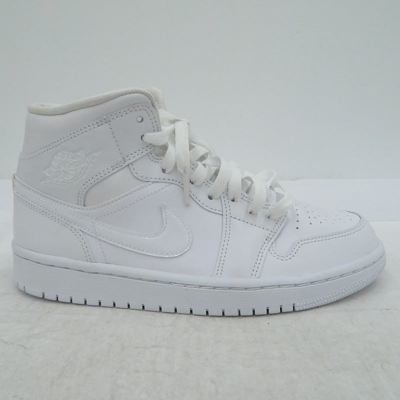 NIKE | ナイキ WMNS AJ1 Mid 'Triple White' スニーカー DV0991-111 エアジョーダン ホワイト 25cm【瀬戸大橋店】