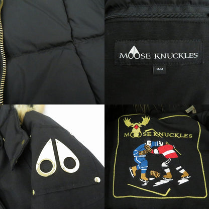ダウンジャケット MOOSE KNUCKLES ブラック サイズ：M【瀬戸大橋店】