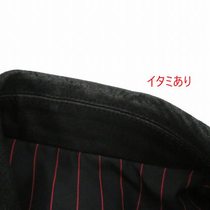 NUMBER(N)INE | ナンバーナイン ガンズ期シープスキンダブルライダース レザー S06-NJ031 ブラック サイズ：3【瀬戸大橋店】