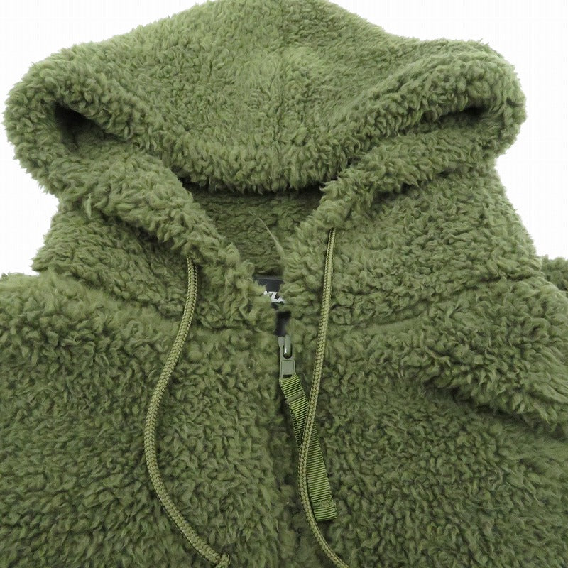 X-LARGE | エクストララージ ボアフリース プルオーバー ジャケット その他トップス グリーン サイズ：M【瀬戸大橋店】