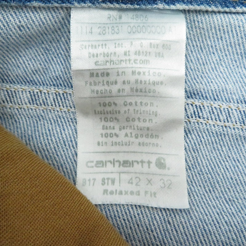 Carhartt | カーハート Relaxed Fit Tapered Leg Jean デニムパンツ B17 STW ｻｲｽﾞ:W32 ライトブルー【瀬戸大橋店】