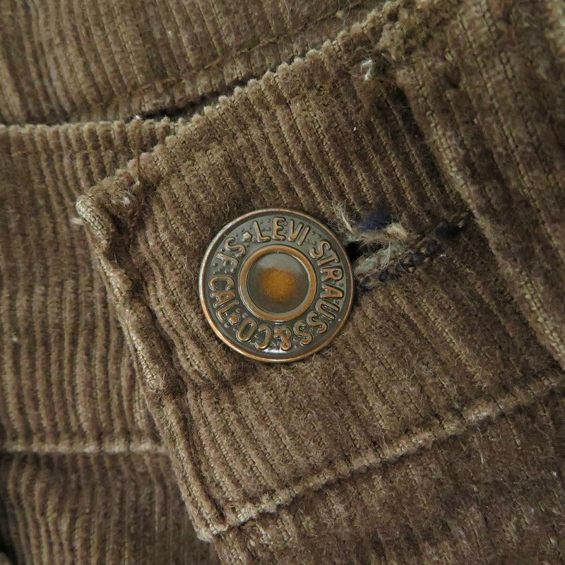 Levi's | リーバイス 白タブ ボタン裏3 その他ボトムス ｻｲｽﾞ:W28 コーデュロイパンツ　年代：70s　ref：519-1529 ブラウン サイズ：28【瀬戸大橋店】