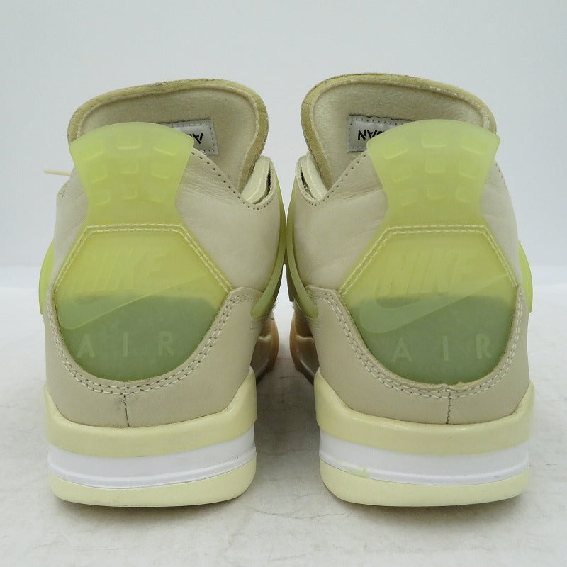 NIKE | ナイキ Off-White×WMNS Air Jordan 4 SP 'Sail' スニーカー CV9388-100 エアジョーダン ベージュ 23cm【瀬戸大橋店】