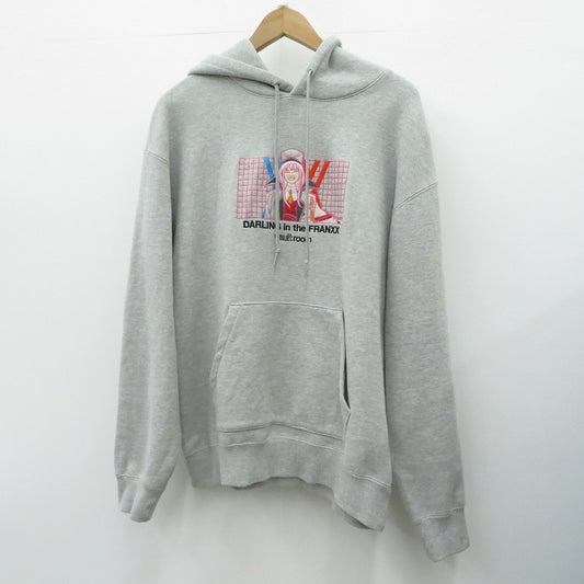 DARLING in the FRANXX パーカー プルオーバーパーカー グレー サイズ：L【瀬戸大橋店】
