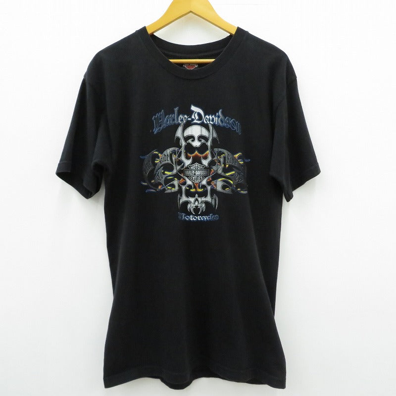 HARLEY-DAVIDSON | ハーレーダビットソン 半袖Ｔシャツ ブラック サイズ：L【瀬戸大橋店】