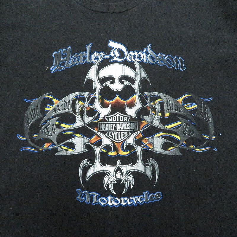 HARLEY-DAVIDSON | ハーレーダビットソン 半袖Ｔシャツ ブラック サイズ：L【瀬戸大橋店】
