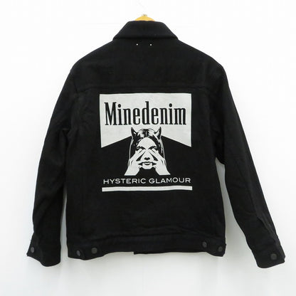 HYSTERIC GLAMOUR | ヒステリックグラマー × MINEDENIM Denim Jacket デニム MND-HYS004 ブラック サイズ：M【瀬戸大橋店】