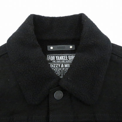 HYSTERIC GLAMOUR | ヒステリックグラマー × MINEDENIM Denim Jacket デニム MND-HYS004 ブラック サイズ：M【瀬戸大橋店】
