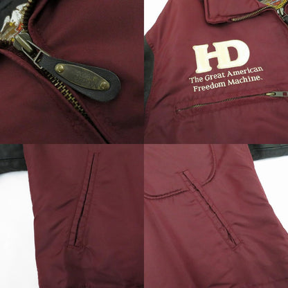 HARLEY-DAVIDSON | ハーレーダビットソン バイカージャケット その他アウター 40128 ボルドー/バーガンディー サイズ：L【瀬戸大橋店】