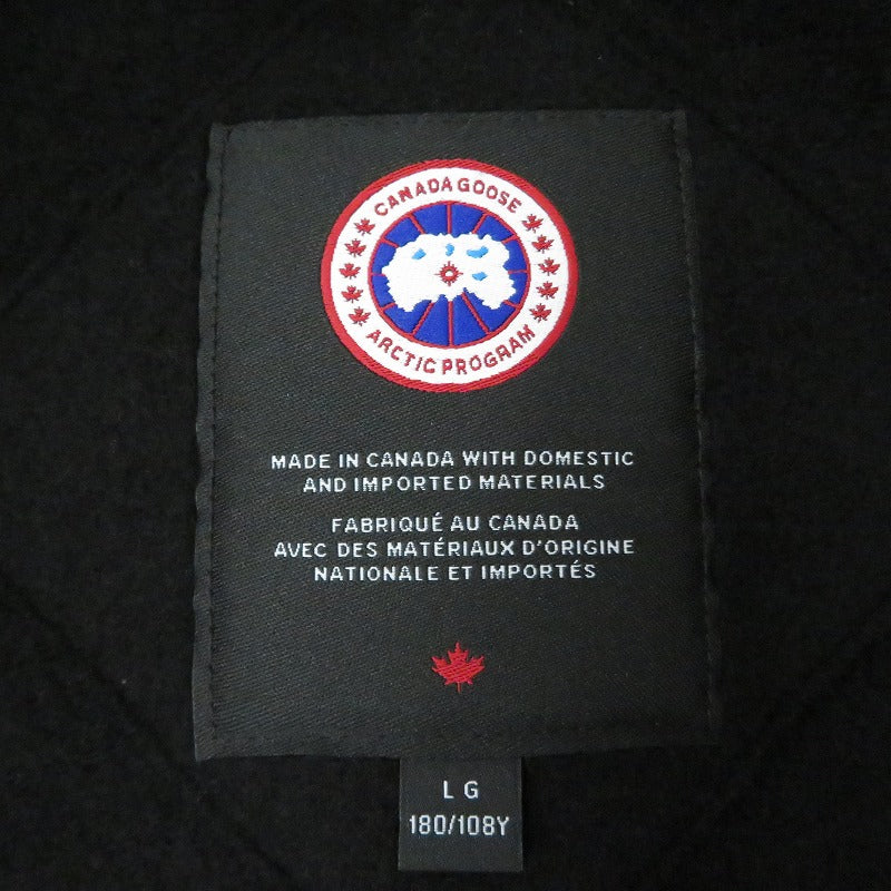 CANADA GOOSE | カナダグース Chilliwack Fleece Bomber - BD ミリタリーコート 7220MB ブラック サイズ：L【瀬戸大橋店】