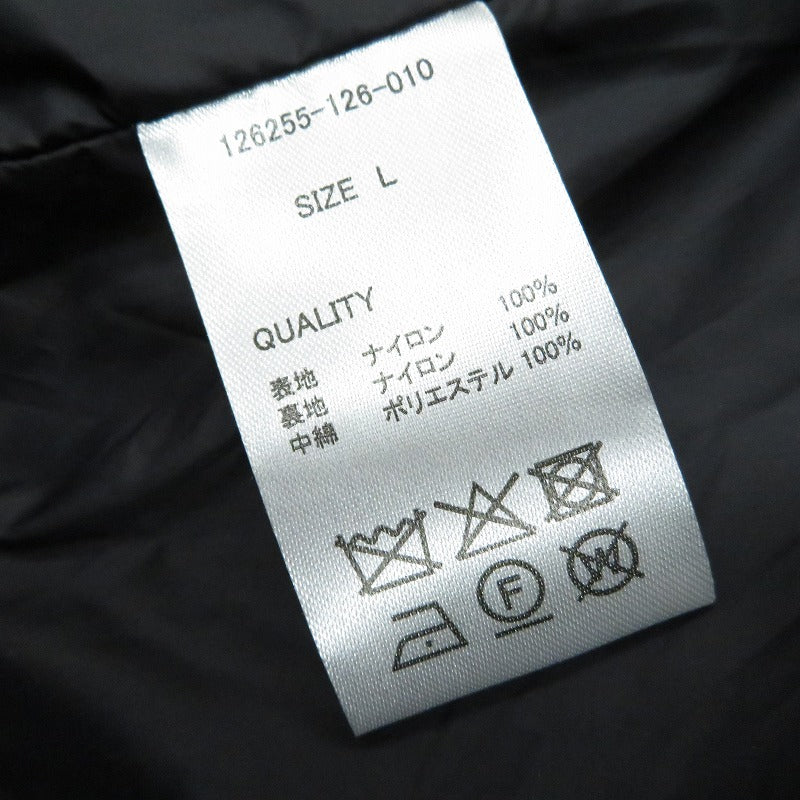 Short Puff Blouson 中綿ジャケット 126255-126-010 THE BOLDMAN ブラック サイズ：L【瀬戸大橋店】
