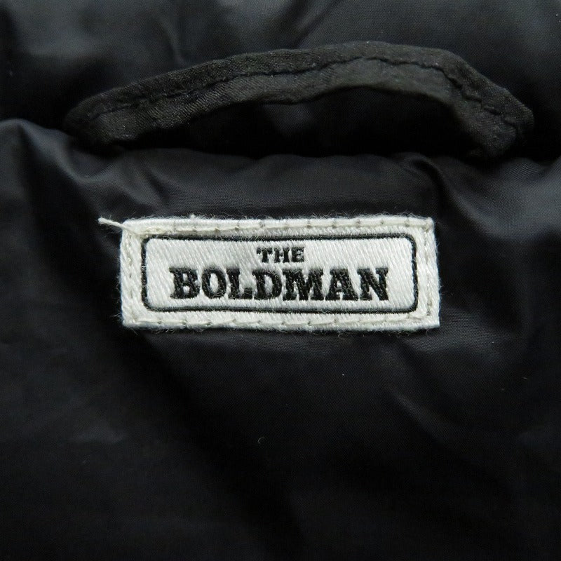 Short Puff Blouson 中綿ジャケット 126255-126-010 THE BOLDMAN ブラック サイズ：L【瀬戸大橋店】