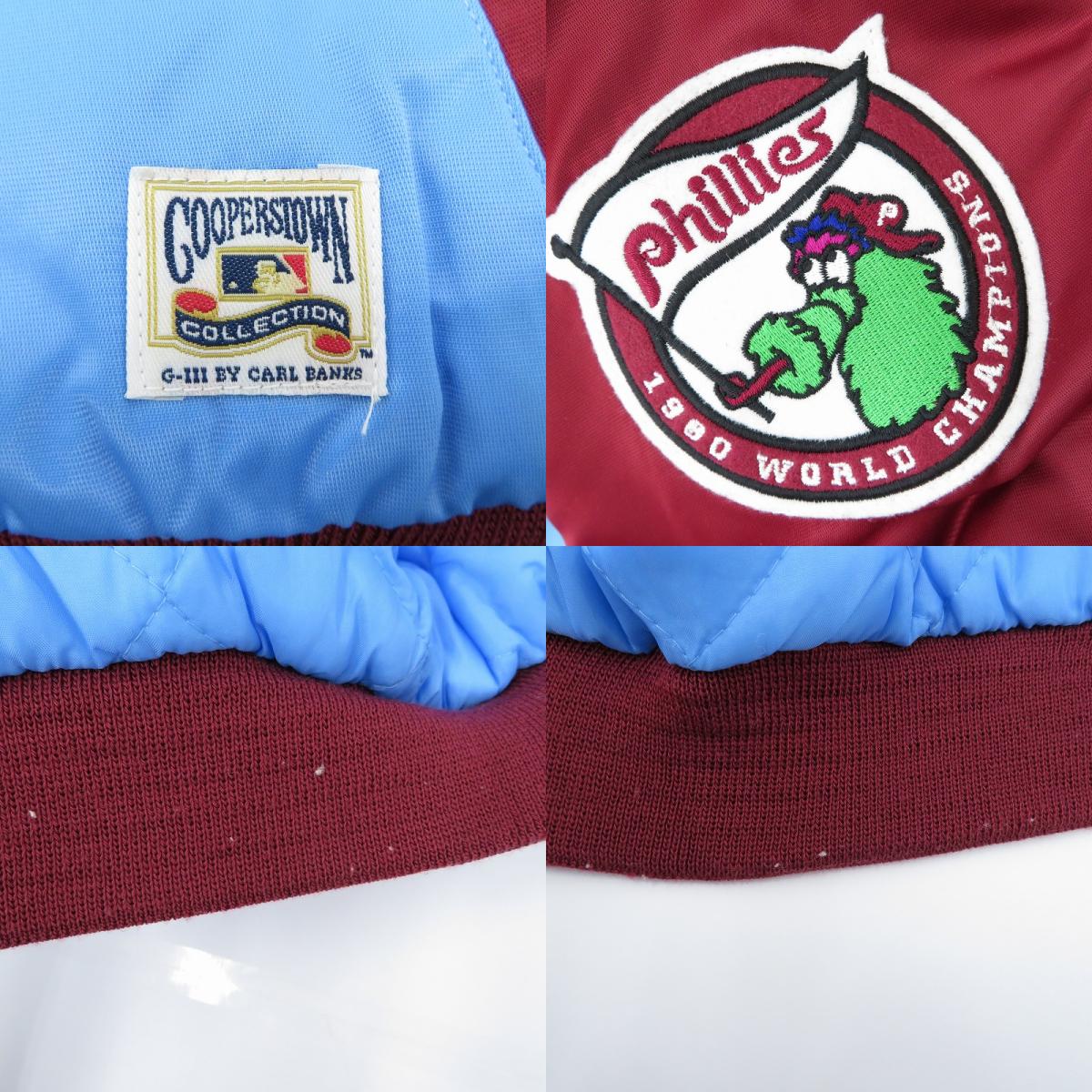 スタジャン COOPERSTOWN phillies ブルー サイズ：M【瀬戸大橋店】