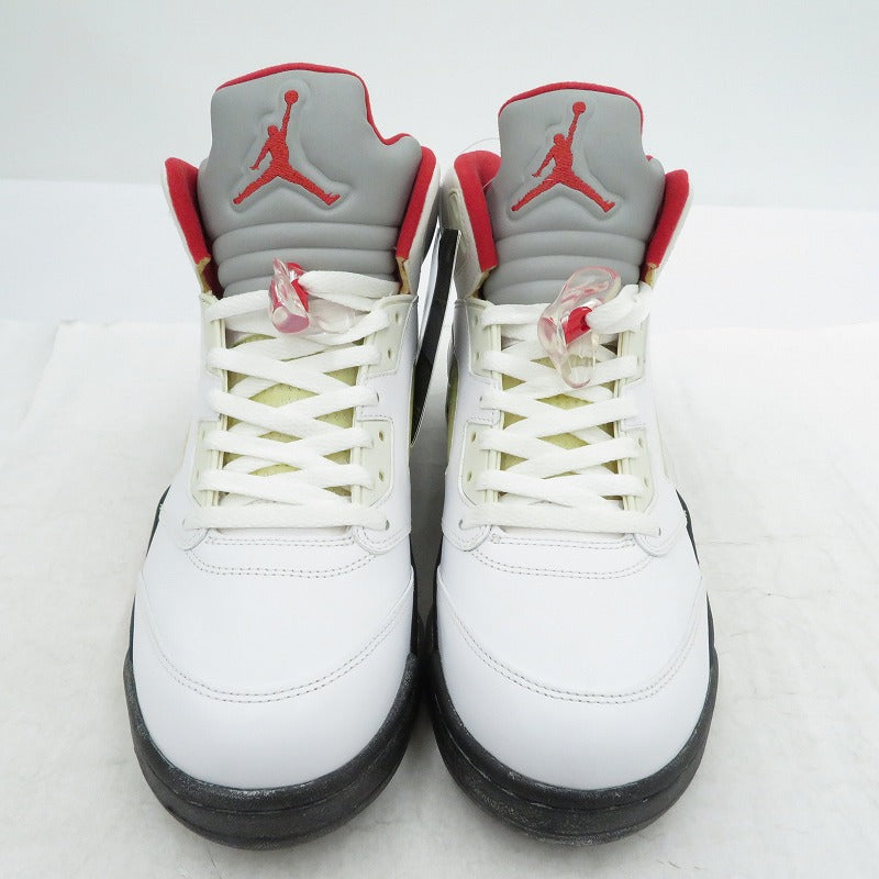 NIKE | ナイキ AIR JORDAN 5 RETRO 'WHITE CET' スニーカー 136027-100 エアジョーダン ホワイト 28.5cm【瀬戸大橋店】