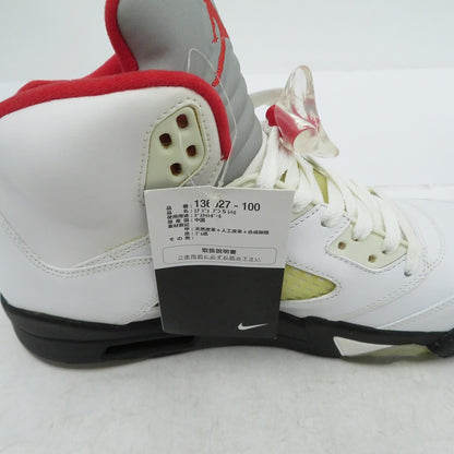 NIKE | ナイキ AIR JORDAN 5 RETRO 'WHITE CET' スニーカー 136027-100 エアジョーダン ホワイト 28.5cm【瀬戸大橋店】
