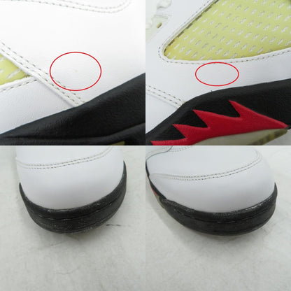 NIKE | ナイキ AIR JORDAN 5 RETRO 'WHITE CET' スニーカー 136027-100 エアジョーダン ホワイト 28.5cm【瀬戸大橋店】