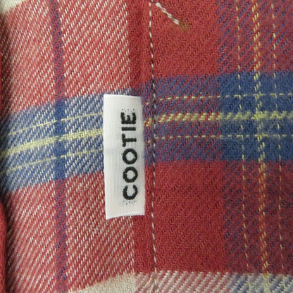 COOTIE | クーティー Tartan Check Oversized Work Shirt 長袖シャツ CTE-17A404 レッド サイズ：M【瀬戸大橋店】