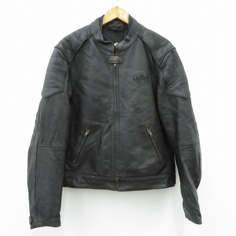レザー Cafe Racer ブラック サイズ：56【瀬戸大橋店】
