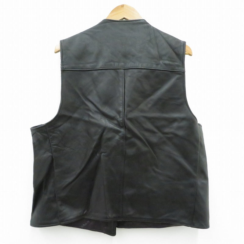schott | ショット WESTERN ベスト 122V ブラック サイズ：XL【瀬戸大橋店】