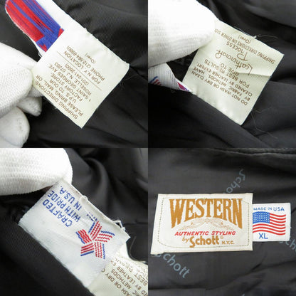 schott | ショット WESTERN ベスト 122V ブラック サイズ：XL【瀬戸大橋店】