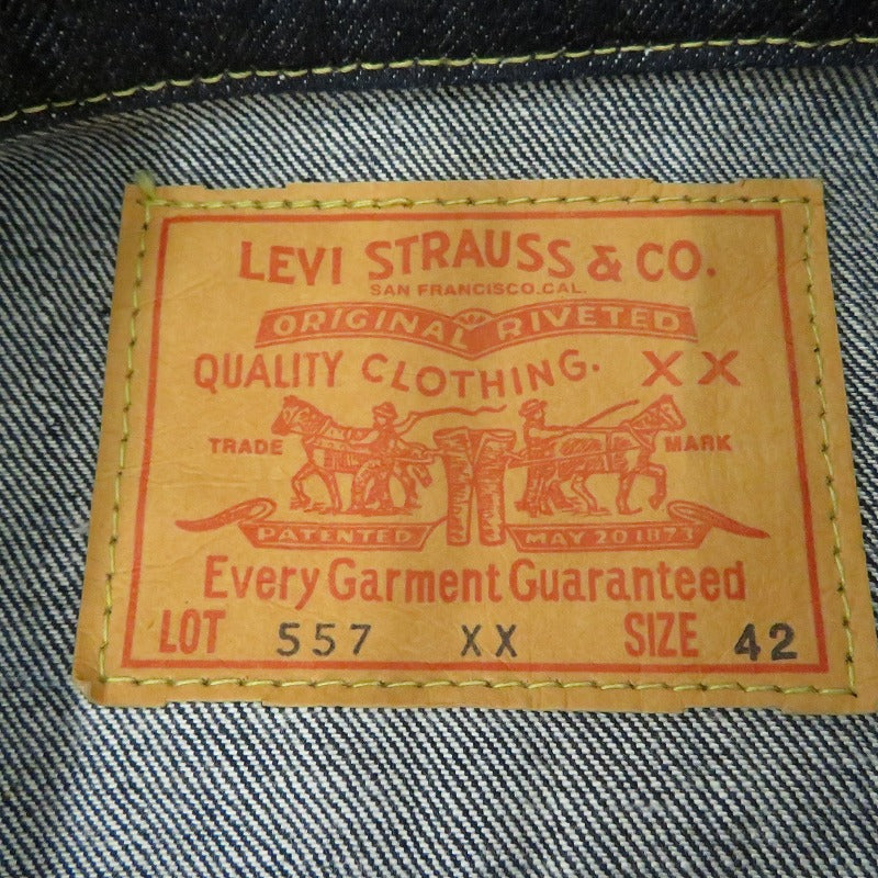 Levi's | リーバイス LVC 557XX/1962年3rdモデル復刻 デニム 70557-0006 インディゴ サイズ：42【瀬戸大橋店】