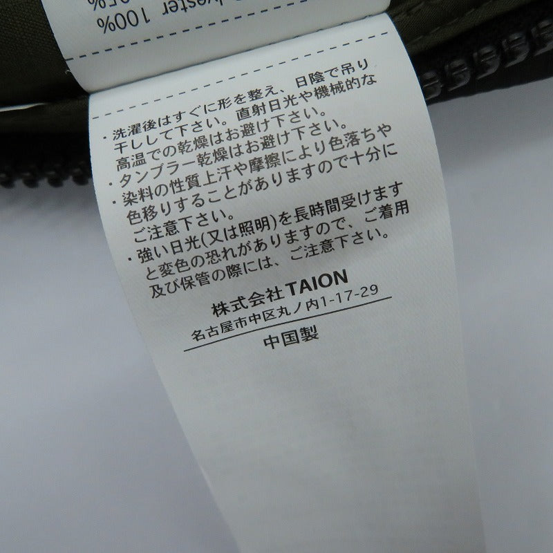 TAION | タイオン ダウンジャケット ブラック サイズ：M【瀬戸大橋店】