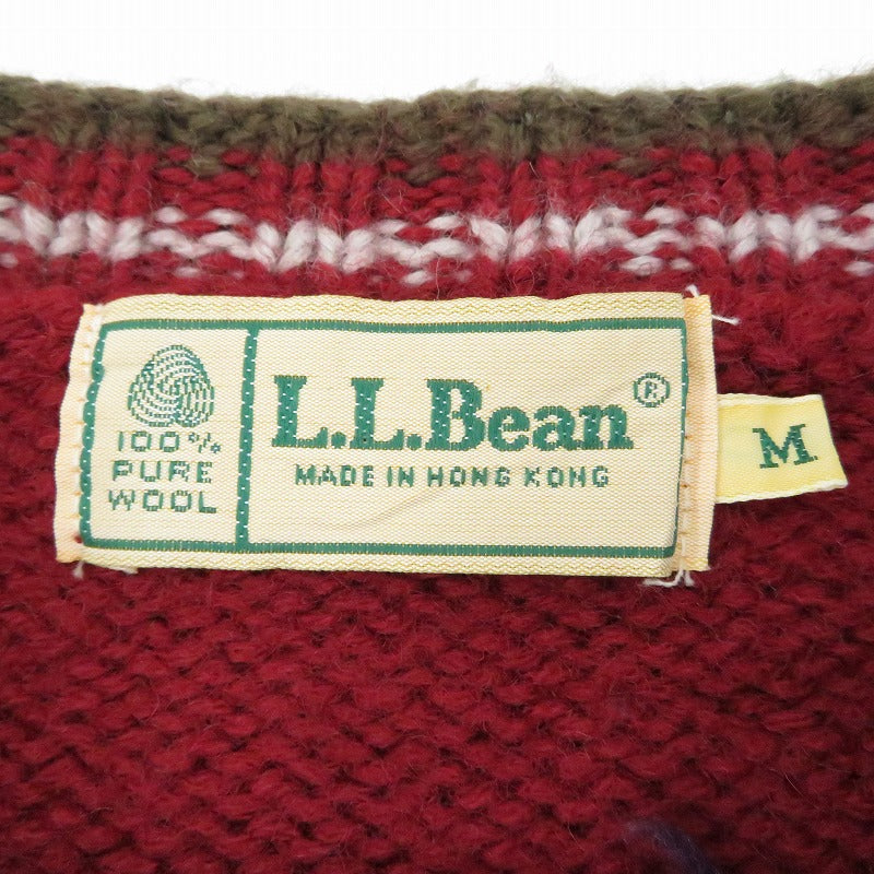 L.L.Bean | エルエルビーン ニット レッド サイズ：M【瀬戸大橋店】
