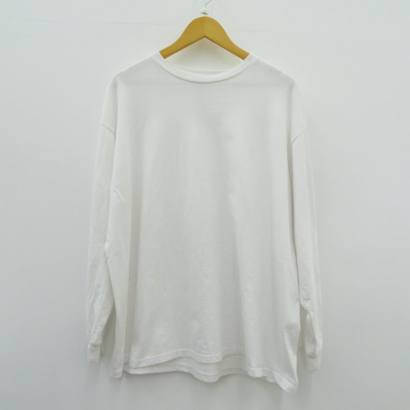 Graphpaper | グラフペーパー 長袖Ｔシャツ ホワイト【瀬戸大橋店】