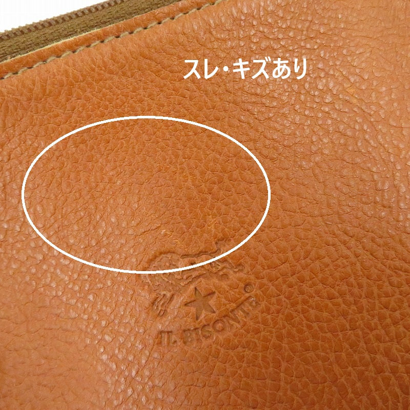 IL BISONTE | イルビゾンテ クラッチバッグ 54154152305112 ブラウン【瀬戸大橋店】