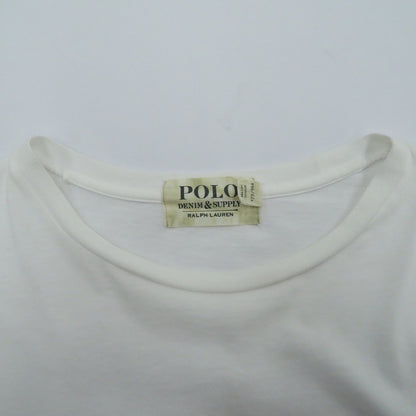 DENIM&SUPPLY(RALPH LAUREN) | デニムアンドサプライラルフローレン ﾎﾟﾛﾍﾞｱ 長袖Ｔシャツ ホワイト サイズ：M【瀬戸大橋店】