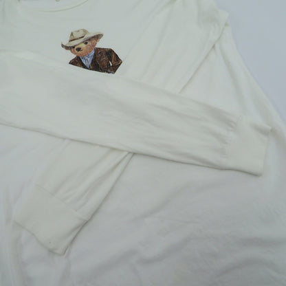 DENIM&SUPPLY(RALPH LAUREN) | デニムアンドサプライラルフローレン ﾎﾟﾛﾍﾞｱ 長袖Ｔシャツ ホワイト サイズ：M【瀬戸大橋店】