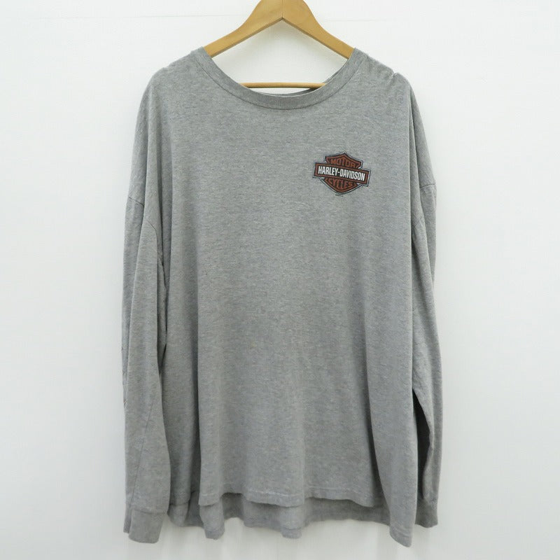 HARLEY-DAVIDSON | ハーレーダビットソン 長袖Ｔシャツ グレー【瀬戸大橋店】