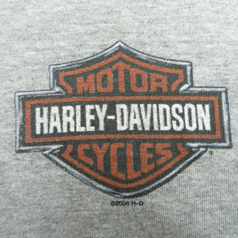 HARLEY-DAVIDSON | ハーレーダビットソン 長袖Ｔシャツ グレー【瀬戸大橋店】