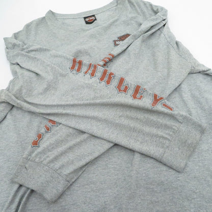 HARLEY-DAVIDSON | ハーレーダビットソン 長袖Ｔシャツ グレー【瀬戸大橋店】