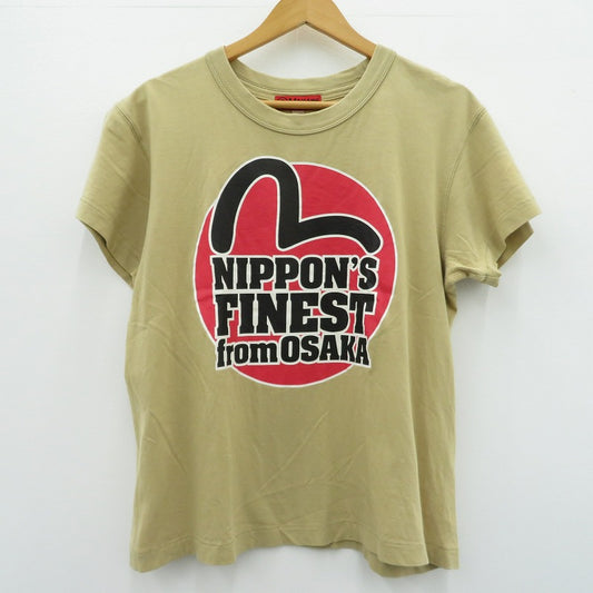 EVISU | エヴィス NIPPON'SFINEST fromOSAKA 半袖Ｔシャツ ベージュ サイズ：38【瀬戸大橋店】