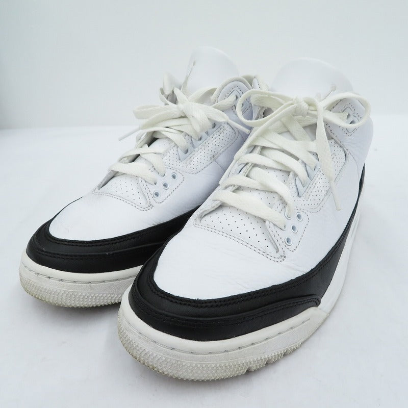 NIKE | ナイキ Fragment×Air Jordan 3 スニーカー DA3595-100 エアジョーダン ホワイト 26.5cm【瀬戸大橋店】