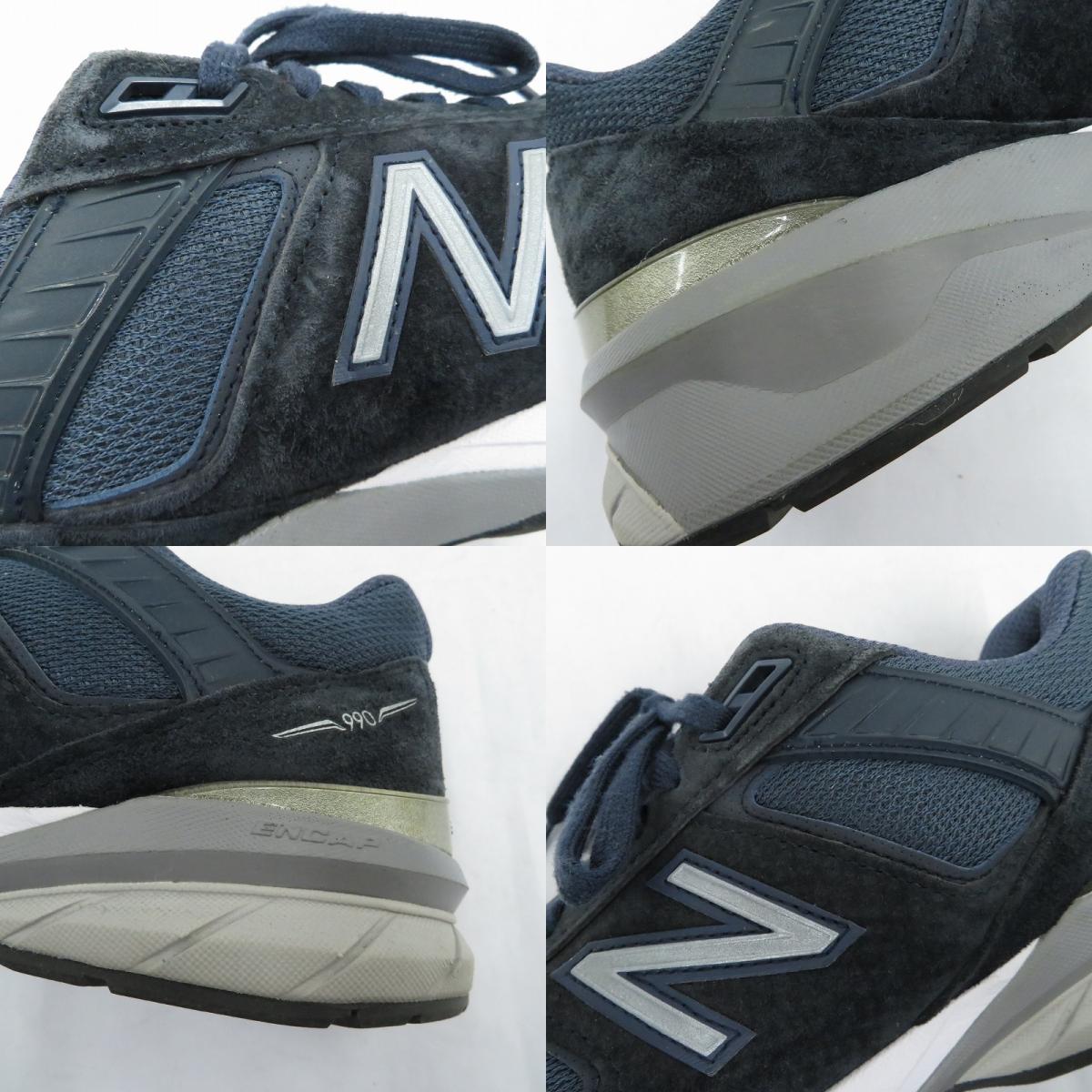 NEW BALANCE | ニューバランス USA製 スニーカー M990NV5 ネイビー 26.5cm【瀬戸大橋店】