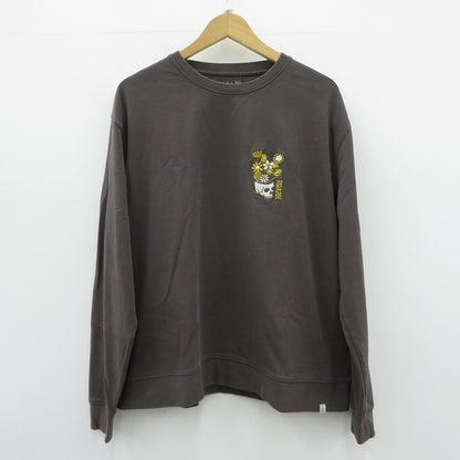 ROARK REVIVAL | ロアークリバイバル 'SEEK&EXPLORE' 9.3oz H/W L/S TEE 長袖Ｔシャツ RLTJHW1051 グレー サイズ：XL【瀬戸大橋店】