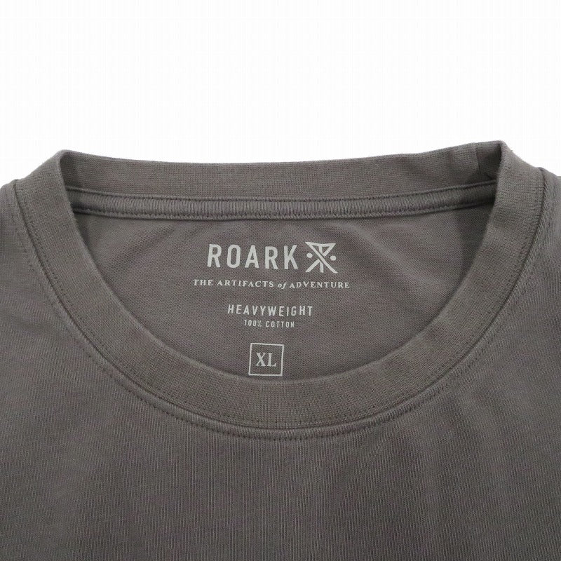 ROARK REVIVAL | ロアークリバイバル 'SEEK&EXPLORE' 9.3oz H/W L/S TEE 長袖Ｔシャツ RLTJHW1051 グレー サイズ：XL【瀬戸大橋店】