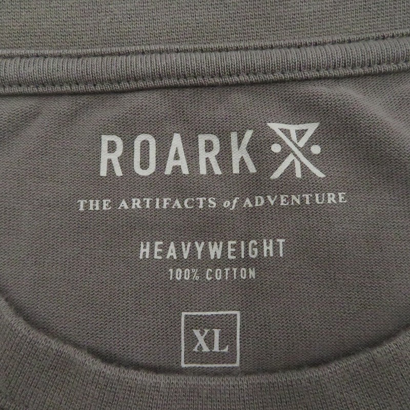 ROARK REVIVAL | ロアークリバイバル 'SEEK&EXPLORE' 9.3oz H/W L/S TEE 長袖Ｔシャツ RLTJHW1051 グレー サイズ：XL【瀬戸大橋店】