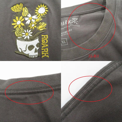ROARK REVIVAL | ロアークリバイバル 'SEEK&EXPLORE' 9.3oz H/W L/S TEE 長袖Ｔシャツ RLTJHW1051 グレー サイズ：XL【瀬戸大橋店】
