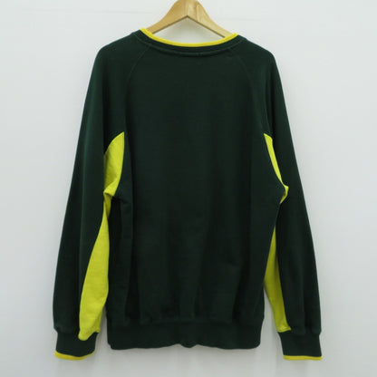 X-LARGE | エクストララージ TEAM LOGO 2TONE CREWNECK SWEAT スウェット 101214012021 グリーン サイズ：L【瀬戸大橋店】
