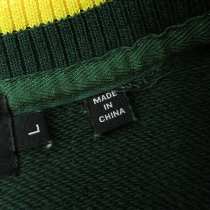 X-LARGE | エクストララージ TEAM LOGO 2TONE CREWNECK SWEAT スウェット 101214012021 グリーン サイズ：L【瀬戸大橋店】