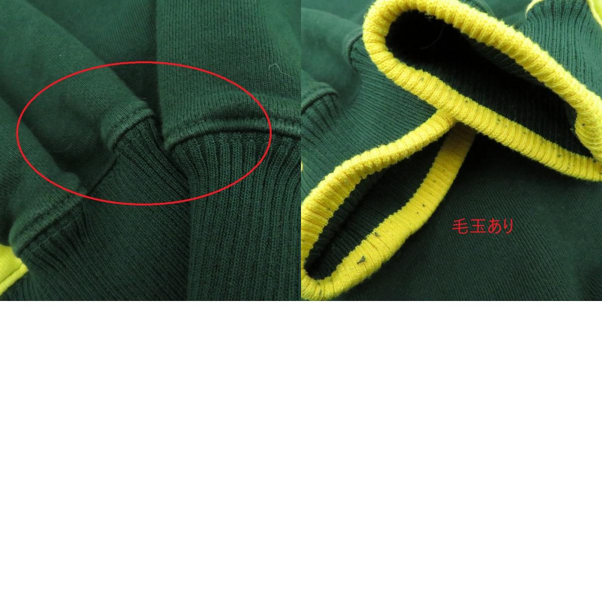 X-LARGE | エクストララージ TEAM LOGO 2TONE CREWNECK SWEAT スウェット 101214012021 グリーン サイズ：L【瀬戸大橋店】