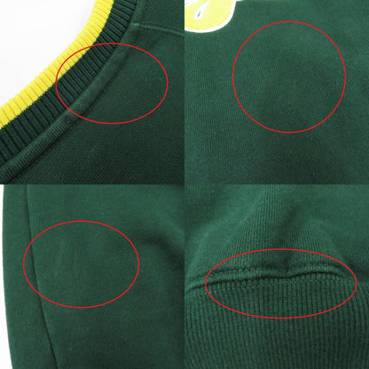X-LARGE | エクストララージ TEAM LOGO 2TONE CREWNECK SWEAT スウェット 101214012021 グリーン サイズ：L【瀬戸大橋店】