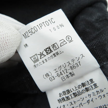 marka | マーカ オーガニックコットンダック / ダブルニーパンツ デニムパンツ M25C01PT01C ブラック サイズ：1【瀬戸大橋店】
