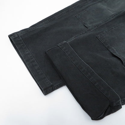 marka | マーカ オーガニックコットンダック / ダブルニーパンツ デニムパンツ M25C01PT01C ブラック サイズ：1【瀬戸大橋店】