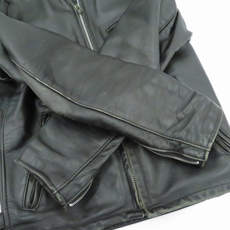 schott | ショット 641シングルライダース レザー 2324 ブラック サイズ：36【瀬戸大橋店】